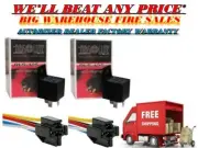 2 Absolute USA 12V 30/40 Amp SPDT Automotive Marine Bosch / Tyco Style 5 Pin Rel