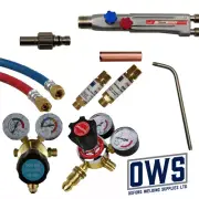 Oxygen Acetylene Heating Set * Regulator Hose Flashback Nozzle * OXY ACET Kit