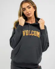 [Volcom] Volcom Women's Get More Ii Hoodie in Vintage Black Size 6 6 Vintage Black