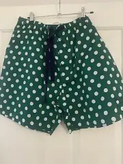 Peter Alexander Mens Pyjama Shorts Green Spot XLarge GREAT CHRISTMAS GIFT
