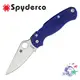 SPYDERCO Paramilitary 2美國軍用傘兵深藍G10柄折刀(S110V鋼) - C81GPDBL2【詮國