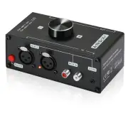 Stereo Audio Preamplifier - XLR Balanced RCA 3.5mm Input to XLR Balanced RCA ...