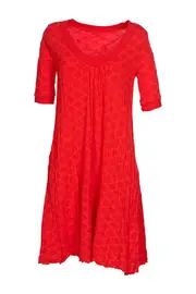 Peppa 1/2 Sleeve Dress--MET-W632