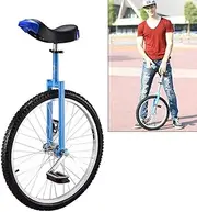 Large Starter Adults Unicycles, with 24-Inch Big Wheels & Comfortable Seat, Big Kids/Mom/Dad/Adults Birthday Gift, Load 330 Lbs (Color : Black, Size : 24 Inch Wheel) Durable TDF