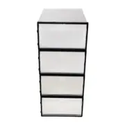 4Pcs Under Bed Shoe Storage Waterproof Shoe Storage Box Shoe Crates