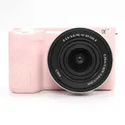 Compatible For Sony ZV-E10 II Camera Protective Case Scratch Resistant Silicone Cover LightPink