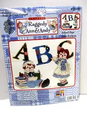 Janlynn Counted Cross Stitch Kit School Days ABC Raggedy Ann & Andy
