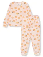 Miss Mango Elasticated Waist Girls 8-16 Butter Fleece Pj, Pink, Size 10