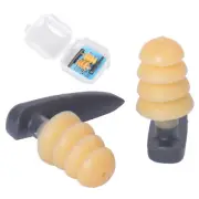 Reusable Ear Plugs Silicone Motorcycle Building Sleep Silicone Swim Earplugs