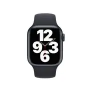 Apple Watch Series 7 (GPS) 41mm Midnight AL Case Black Band - Good Grade