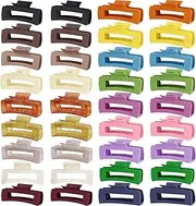 Hair Claw Clips for Women,Non-slip Hair Claw Clips,Matte Hair Clips,Large Hair Claws Strong Hold Hair Styling Accessories For Women Gift (Multicolor)