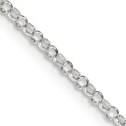 20 Inch Sterling Silver 2mm Rolo Chain