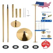 Heavy-Duty 45mm Adjustable Dance Pole - Portable Spinning & Static for Home Use