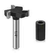 CNC Spoilboard Surfacing Router Bits, 1/4“ Shank 1” Cutting Diameter Dado and...