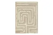 Rug Culture Summit Maze Linen Rug (Beige)