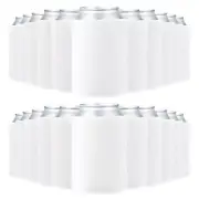 100Pcs 10oz Blank Beer Can Cooler Sleeves Bulk Collapsible Soda Bottles White