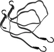 2 Pack Boat Buckles Retractable Tie Downs Flat Bungee Cords for Cargo Fixing Bike Luggage Straps Hooks