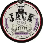 Jack The Barber Men Hair Styling Medium Pomade Firm Hold Natural Shine 95g