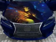Car Hood Wrap Evil Spirit Sticker Death Full Color Custom Decal