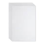 5 Sheets 2mm Glitter Foam Sheet EVA Paper with Back Adhesive, White