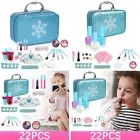 Kids Fun Pretend Makeup Set Blush Eye Shadow Safe Vanity Cosmetics Play Gift