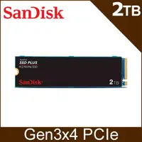 在飛比找PChome24h購物優惠-SanDisk SSD Plus 2TB M.2 2280 