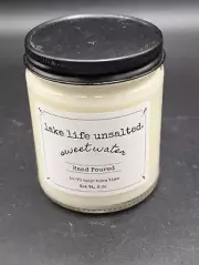 Lake Life Unsalted Sweetwater Scented, Home Decor, Relaxing Candle