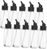 Paint Storage Mixing Containers 10pcs 30ml Plastic Jars Leakproof and Easy to Clean for Artists