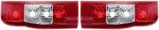 Car Rear Tail Lights Car Rear Bumper Reflector Rear Tail Lamp Brake Light 2Pcs for F&ord for Transit MK7 2006-2014 Panel Van