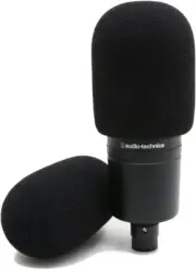 2 Pack YOUSHARES AT2020 Foam Mic Windscreen Pop Filter for Audio Technica Mic