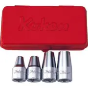 Koken 4203MF 1/2 In Sq. Dr. Stud Bolt Setter Set M6-M12 Fine Pitch Thread 4 Pcs