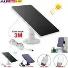 Solar Panel for Ring Blink Eufy Security Camera Battery Micro USB TypeC DC Tips