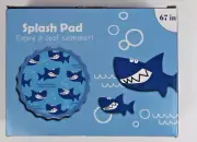 67” Sprinkler Splash Pad Toddlers Kids Water Spray Play Mat Backyard Pool New