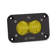 Baja Designs 481015 for S2 Pro Wide Cornering Pattern Flush Mount LED Light - Am