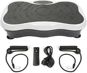 Portable Body Vibration Machine Plate Platform Massager, Bluetooth Audio, Maximum Load 264lbs, for Home Aerobic Workout Gym