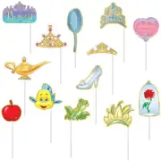 Disney Princess Party Supplies Photo Props Kit 13 Pieces Once Upon A Time Girl