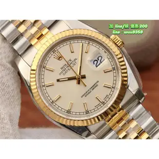Rolex AR廠 勞力士半金五銖鋼帶 男士精品手錶 機械錶 實拍 免運(出貨前可拍視頻確認)