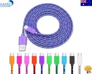 2M USB Type C Fast Charger Cable For Samsung Galaxy Apple iPhone 15 16
