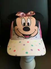 New with Tags NWT Minnie Mouse Adjustable Hat OSFM