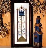 Cross Stitch Sunflower Be Kind Birds Primitive Sampler Embroidery OOP