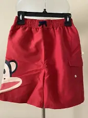 NWT Paul Frank Boys Red Julius Swim Trunk Shorts Sz. 4T