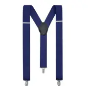 Suspenders for Men Heavy Duty Tuxedo Dress Pants 1.4 inch Solid Adjustable