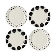 kate spade new york On The Dot Assorted Dinner Plates, Set of 4