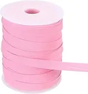 uxcell 55 Yards Double Fold Bias Tape 1/2 Inch Bias Binding Tape Binding Bias Ribbon for Sewing Hemming Quilting Piping Cheongsam Decoration Clothing Seaming, Light Pink