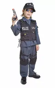 Dress Up America S.W.A.T. Police Officer Toddler Child Costume