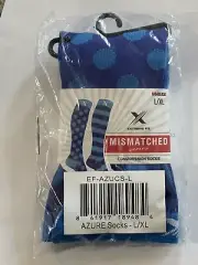 Mismatched Blue L/XL Unisex Compression Knee High Socks Everyday Wear New