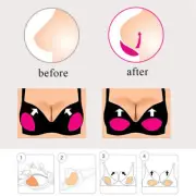 Women Foam Insert Breast Bra Padded Push Up Bikini Bust Enhancer Solid 1 Pair