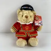 Keel Toys London Beefeater Teddy Bear New With Tags Kids Soft Plush