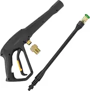 High Pressure Water Spray Gun Wand Jet Nozzle Tips, Power Washer Water Gun Compatible with Some of Greenworks Karcher Ryobi Homelite Powerstroke Electric Pressure Washer Max 1900 PSI