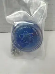 Yomega mini Yo-Yo Keychain Hyper Brain Blue Clear NEW Collectable 1998 Vintage